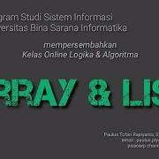 Array Dan List Apa Itu Array Dan List Perbedaan Dan Persamaan Serta Contoh Dalam Program Phyton