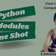 Introduction To Python Modules Class 11th One Shot Tamil Computer Science Class 12
