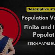 Population Vs Sample Finite N Infinite Population Descriptive Statistics