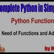 Python Functions Need Of Functions And Advantages By Durga Sir