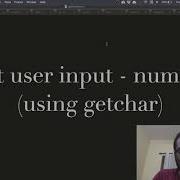 Lecture4 3 Using Getchar To Get User Input From The Keyboard