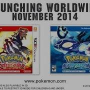 Pokémon Omega Ruby And Pokémon Alpha Sapphire November 2014