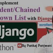 Django Dependent Chained DropdownList Python Django Ajax Jquery