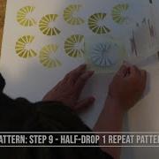 Repeat Pattern Step 9 Half Drop 1 Repeat Pattern
