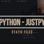 Python JustPy Static Files