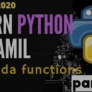 Lambda Functions In Python Part 9 Learn Python In Tamil What Are Lambda Functions In Python
