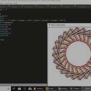 Python Turtle Graphics Rainbow Triangle Design 2