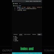 ENUMERATION In Python Programming Python Coding Pythontutorial Pythonfilter Enumeration