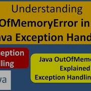 Understanding OutOfMemoryError In Java Java Exception Handling