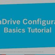 IndraDrive Configuration Basics Tutorial Bosch Rexroth