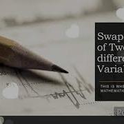 Swapping Values Of Two Different Variables In Python Logic 1