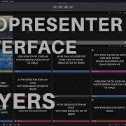 1 2 Layers ProPresenter Interface