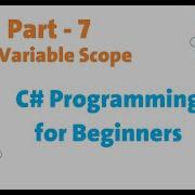 C Programming For Beginners 7 C Variable Scope
