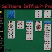 Classic Solitaire Difficult Problems