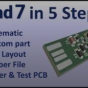 Компоновка печатной платы KiCAD 7 за 5 шагов