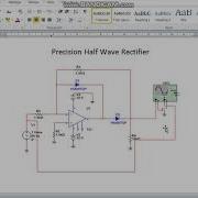 Precision Half Wave Rectifier Simulation Using MultiSim