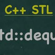 Deque C STL Standard Template Library Std Deque
