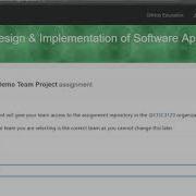 Github Classroom Creating A Team And Accepting A Team Assignment