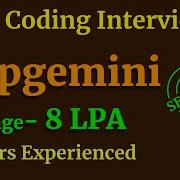 Capgemini Java Coding Interview Question Answers