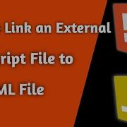 How To Link An External JavaScript File To HTML