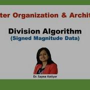 Division Algorithm Signed Magnitude Data Computer Organization And Architecture