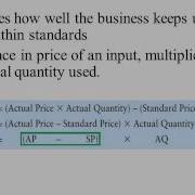 Variance Analysis Managerial Accounting