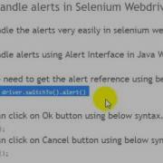 Unexpected Modal Dialog Found Error In Selenium Webdriver