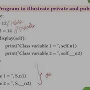 Public And Private Data Members Unit 3 Part 5 Modularity And OOPs Python Classes And Objects