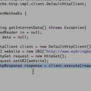 Android Application Development Tutorial 148 Executing HttpGet On A Http Client