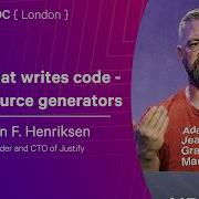 Code That Writes Code NET Source Generators Glenn F Henriksen NDC London 2026