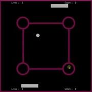 Air Hockey Pong Gameplay In Processing