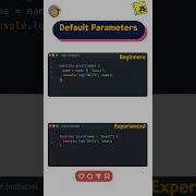Default Parameters In JavaScript Explained Coding Shorts