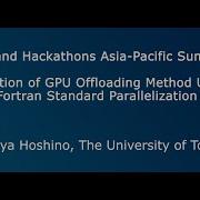 Evaluation Of GPU Offloading Method Using Fortran Standard Parallelization