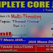 Core Java Multi Threading Thread Group Part 2 2