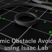Динамическое предотвращение препятствий с использованием Isaac Lab