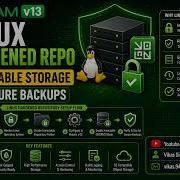 Настройка защищенного репозитория Linux в Veeam V13 Руководство по настройке неизменяемого резе