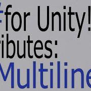 Unity C Tutorial Basics Attributes Multiline Create A Bigger Textfield In The Inspector