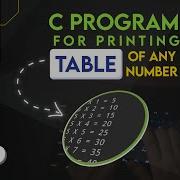 C Program To Print Multiplication Table Of Any Number PROGRAM 1 Code Coding Viral Like Easy