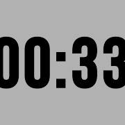 33 Second Timer Without Music Simple Countdown With Alarm At The End