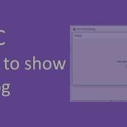 MFC How To Show Dialog