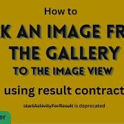 New Way To Pick An Image From The Gallery In Android Studio Kotlin
