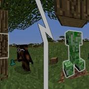 Minecraft But Breaking Blocks Spawns Mobs