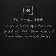 Java Untuk Pemula Struktur Data Praktis Array Dan ArrayList
