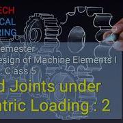 Bolted Joints Subjected To Eccentric Loading 2