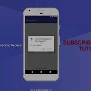 Runtime Permission Management In Android API 23 Android Studio Tutorial