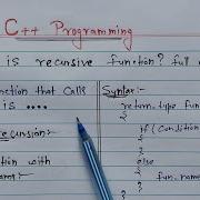 C Recursion Learn Coding