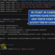 Visual Basic Tutorial How To View Snapshot From IP Camera
