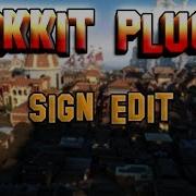 Minecraft Bukkit Plugin SignEdit Deutsch HD Download Schilder Kopieren Und ändern