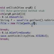 Android Developing Applications Tutorial 108 InputStream And OutputStream