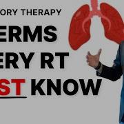 Respiratory Therapy Three Key Terms Every RT Student Must Know